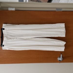 Womens wide leg linen pants